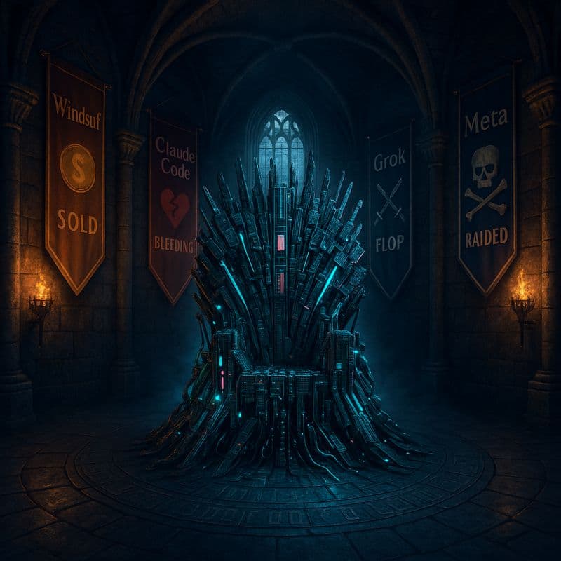 C'est Game of Thrones dans l'industrie du code agentique !